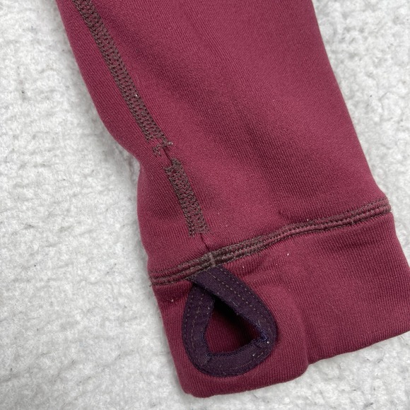 Marmot Pullover Womens Medium Burgundy 1/4 Zip Hiking Outdoors Travel Polartec - Picture 12 of 15